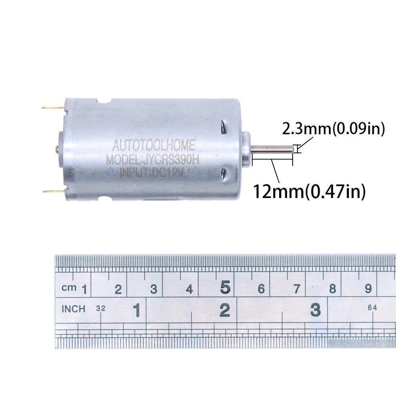 AUTOTOOLHOME 6-12V Mini DC Motor High Torque Gear for Traxxas R/C and Power Wheels PCB DIY Electric Drill - Image 3